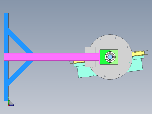 旋转焊接工装左视缩略图