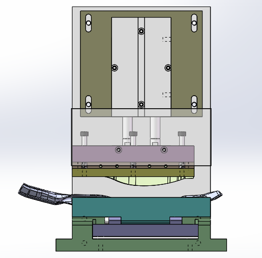 VW526接合角贴胶条治具（sw18可编辑+工程图）