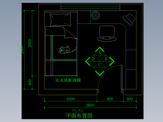 家装类CAD土块(二)-FH01075E