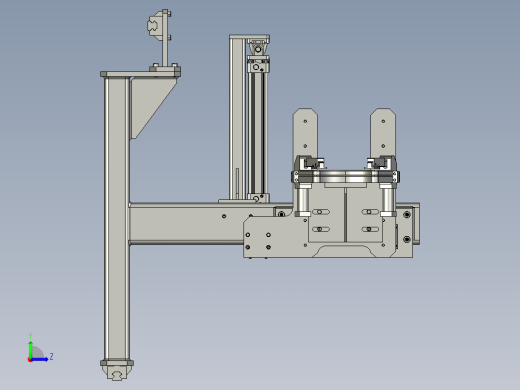 线圈端部移动夹3D模型左视缩略图