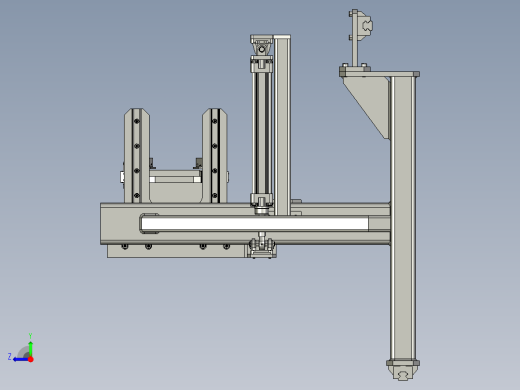 线圈端部移动夹3D模型右视缩略图