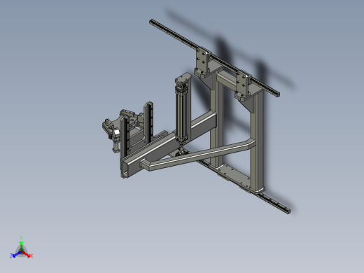 线圈端部移动夹3D模型正等轴测缩略图
