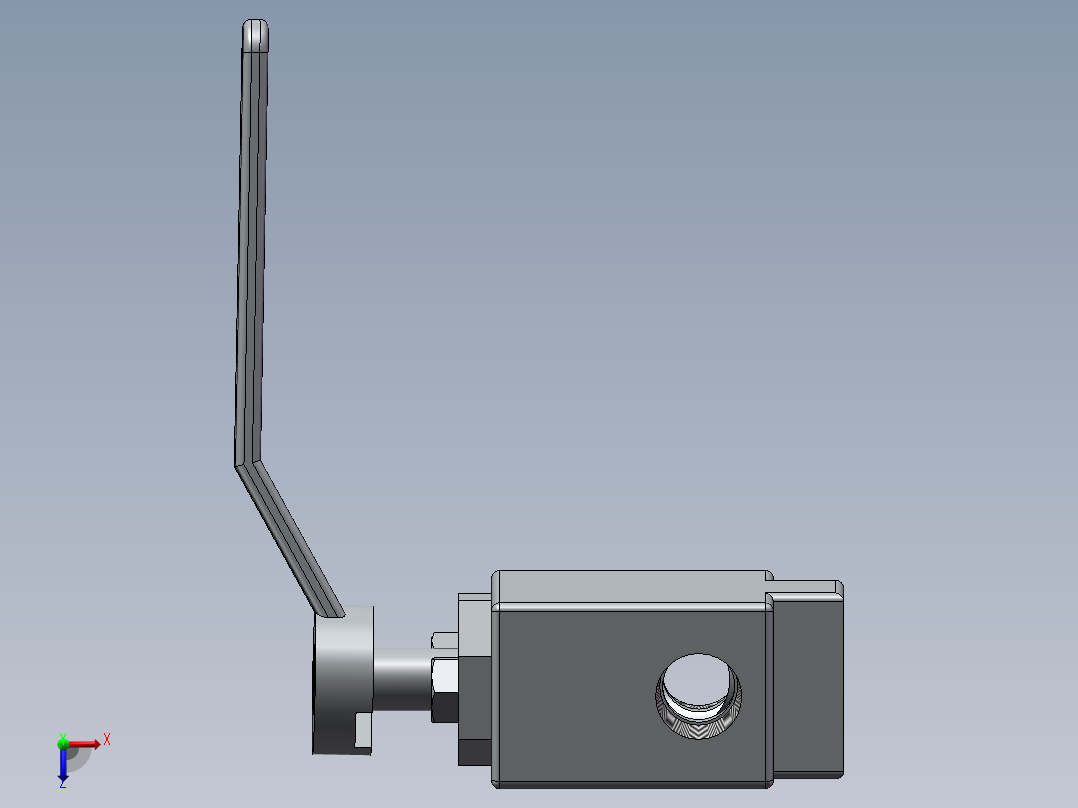 旋阀设计俯视图