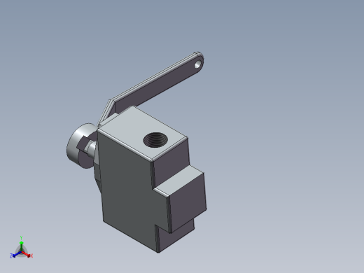 旋阀设计正等轴测缩略图