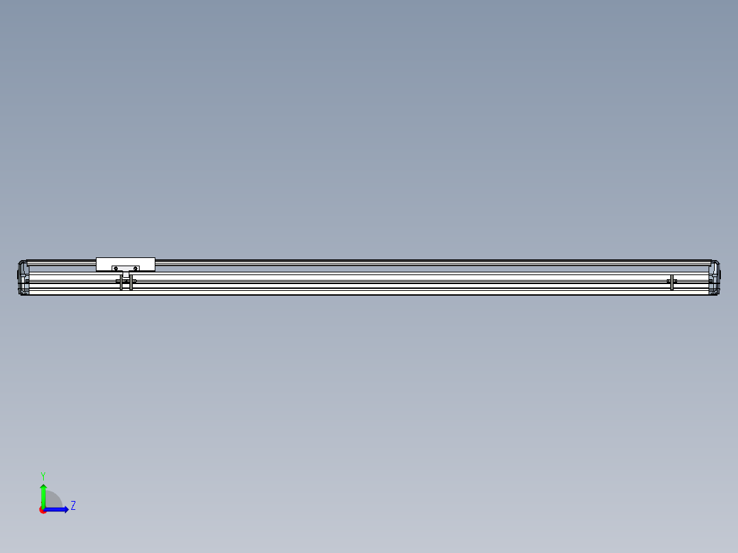 Toyo东佑达直线模组-ETH17-1400-M-組合左视图