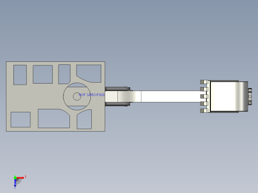 普通挖掘机反铲装置的结构设计与研究（毕业设计含proe文件及运动仿真）俯视缩略图
