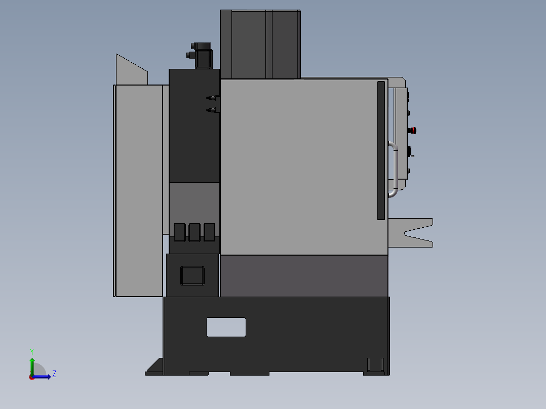 192扎床设备左视图