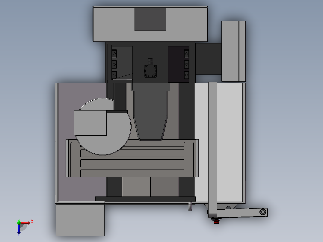 192扎床设备俯视图