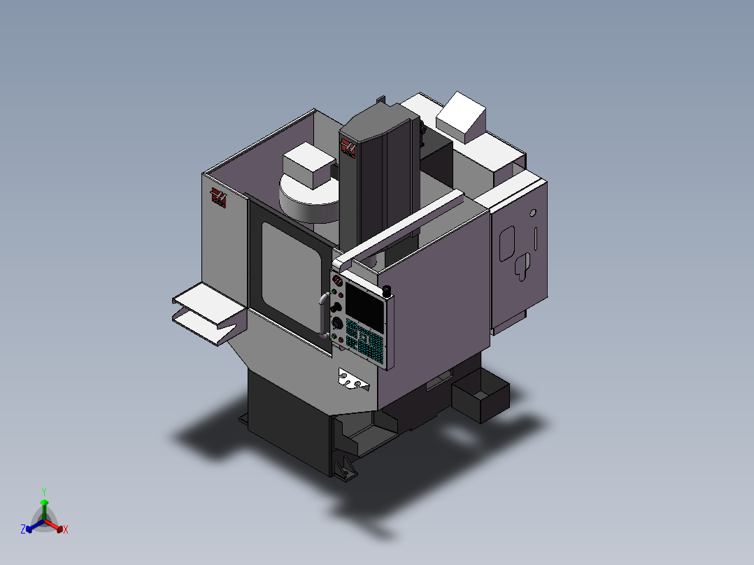 192扎床设备正等轴测图