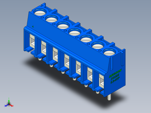DEGSON DG302 系列 5.0 接线端子-DG302-5.0-07P-12-00AH