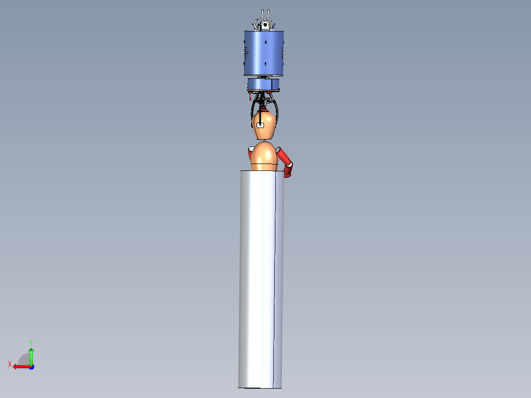儿童救援夹爪后视图