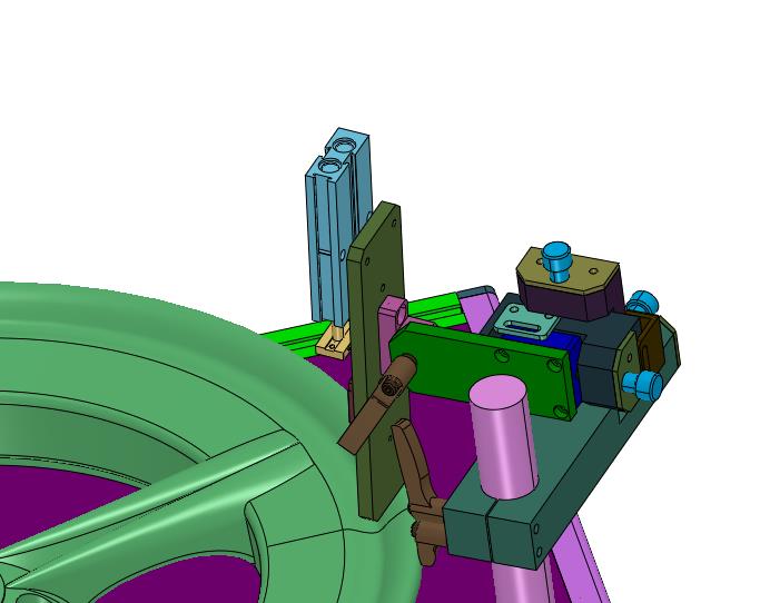 全方位轮毂旋转检验台