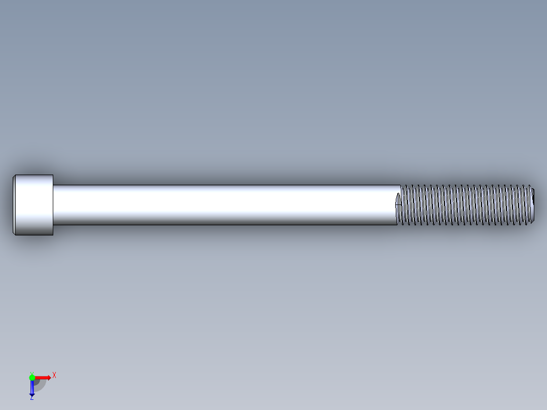 粗螺纹 SHCS 螺钉-SHCS 0.5.x13x6.STEP俯视图