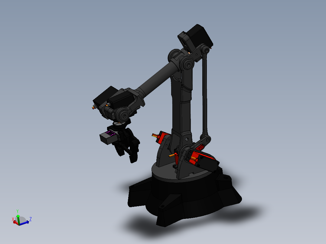 机械手臂设计sw