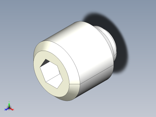 半圓定位珠螺絲(平面B)2272-3D多系列多零件图纸模型