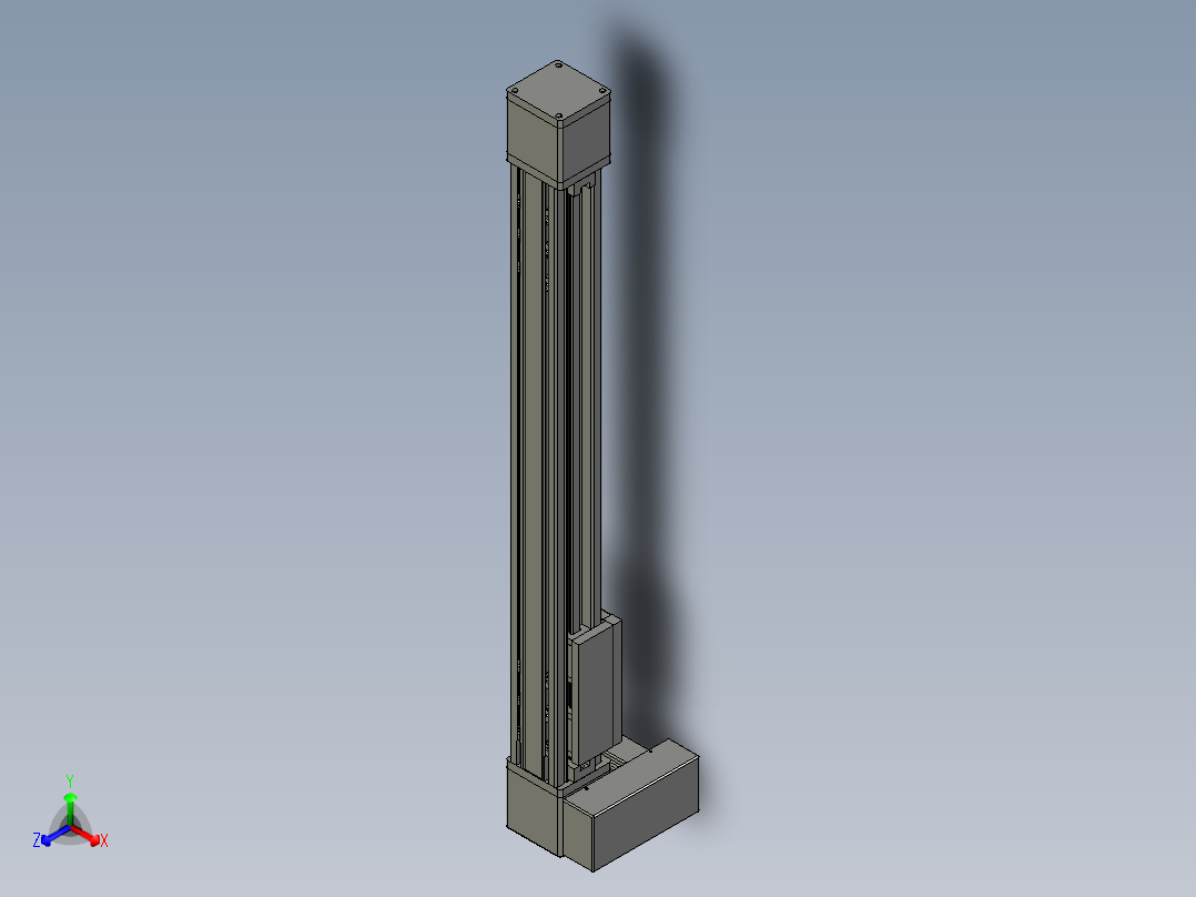 欧规系列-GB8-L96-S650-BRU-P40-MS3正等轴测图