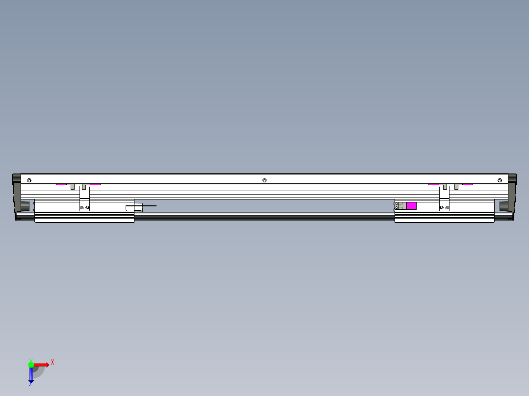 威洛博VL系列3d模型模组2VL17E2Y-S450俯视图