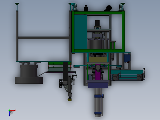 转盘式自动铆钉机俯视缩略图