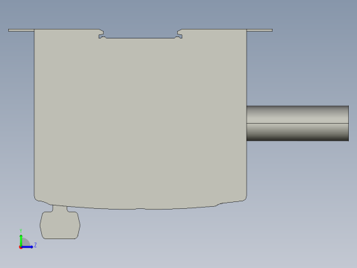 基恩士LK-2011_kc图纸模型左视缩略图