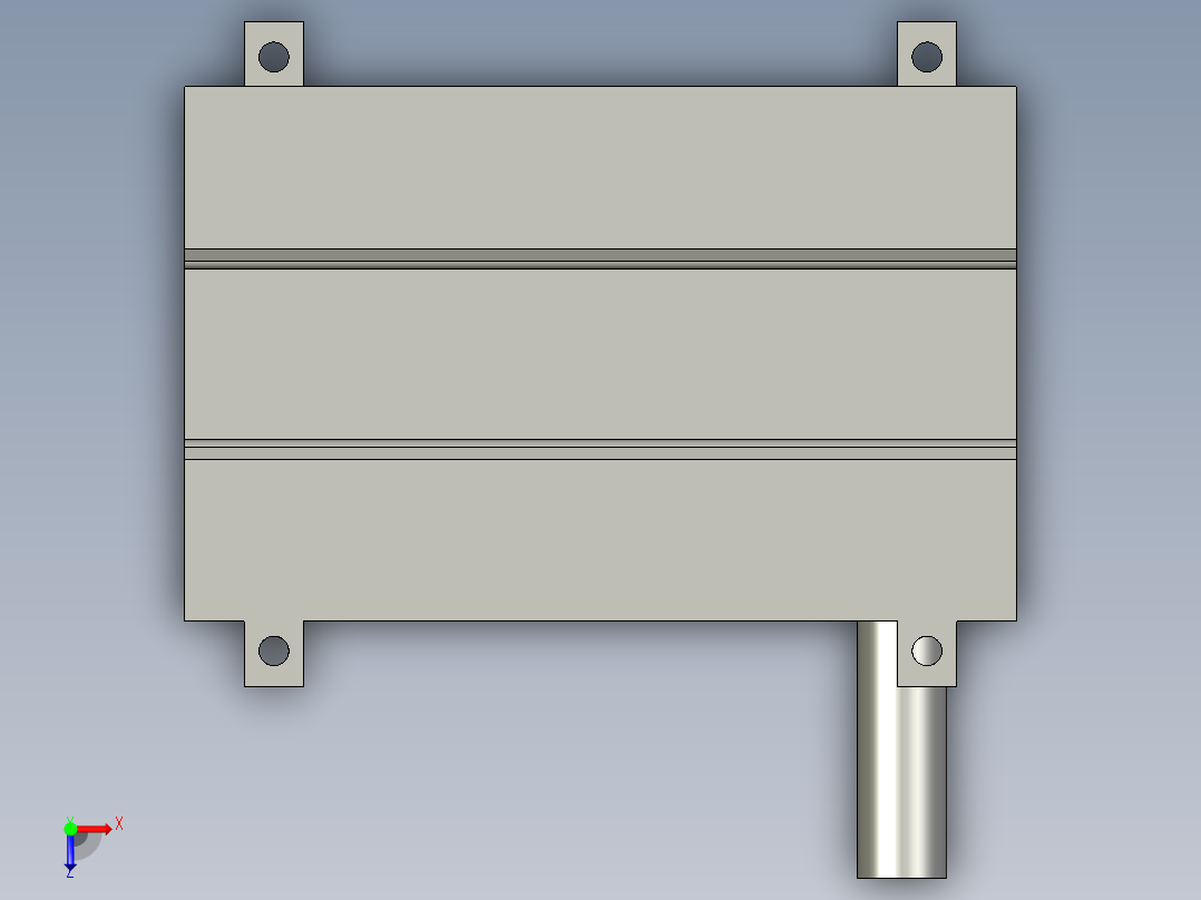 基恩士LK-2011_kc图纸模型俯视图