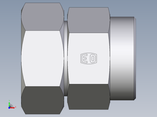 卡套式工业通用硬管接头EO_Distance_piece_adapter_DA42LOMDCF前视缩略图