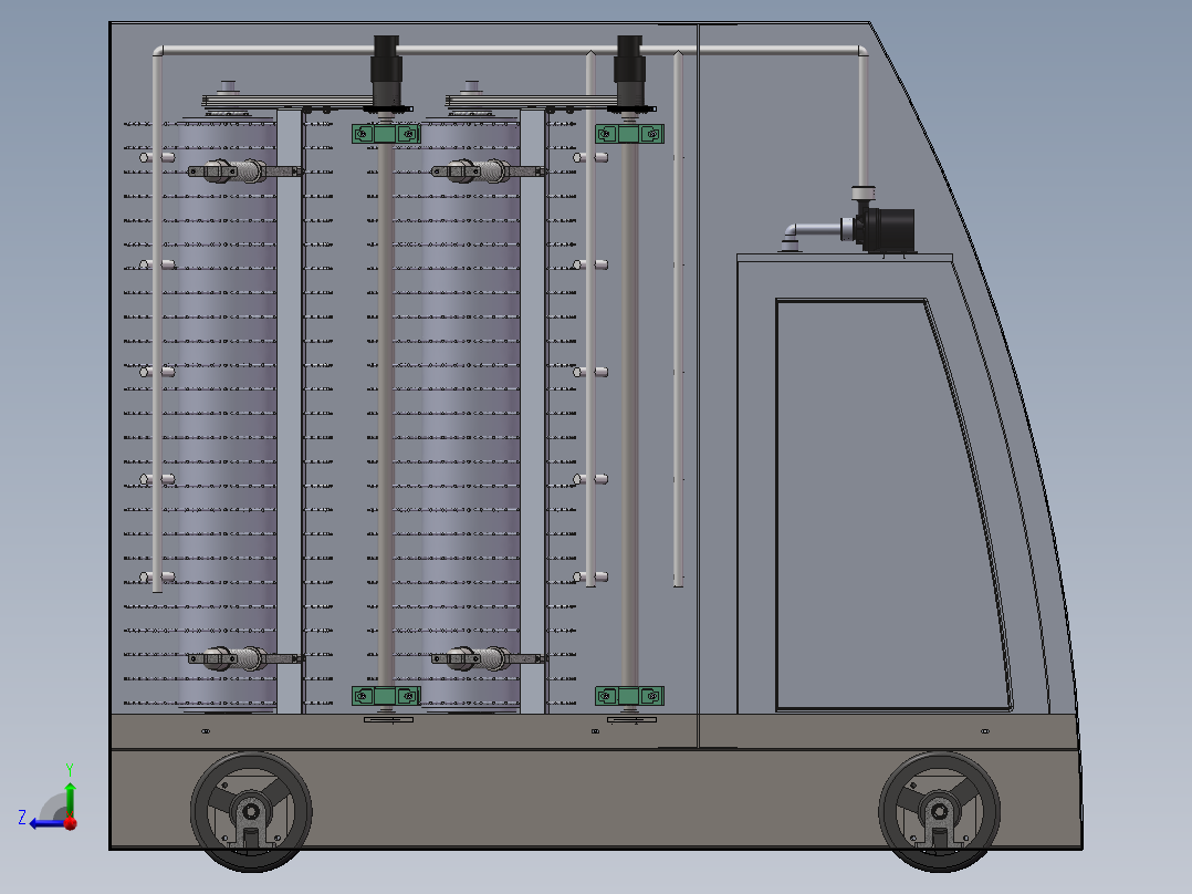 道路护栏清洗机SW三维模型1051522===200右视图