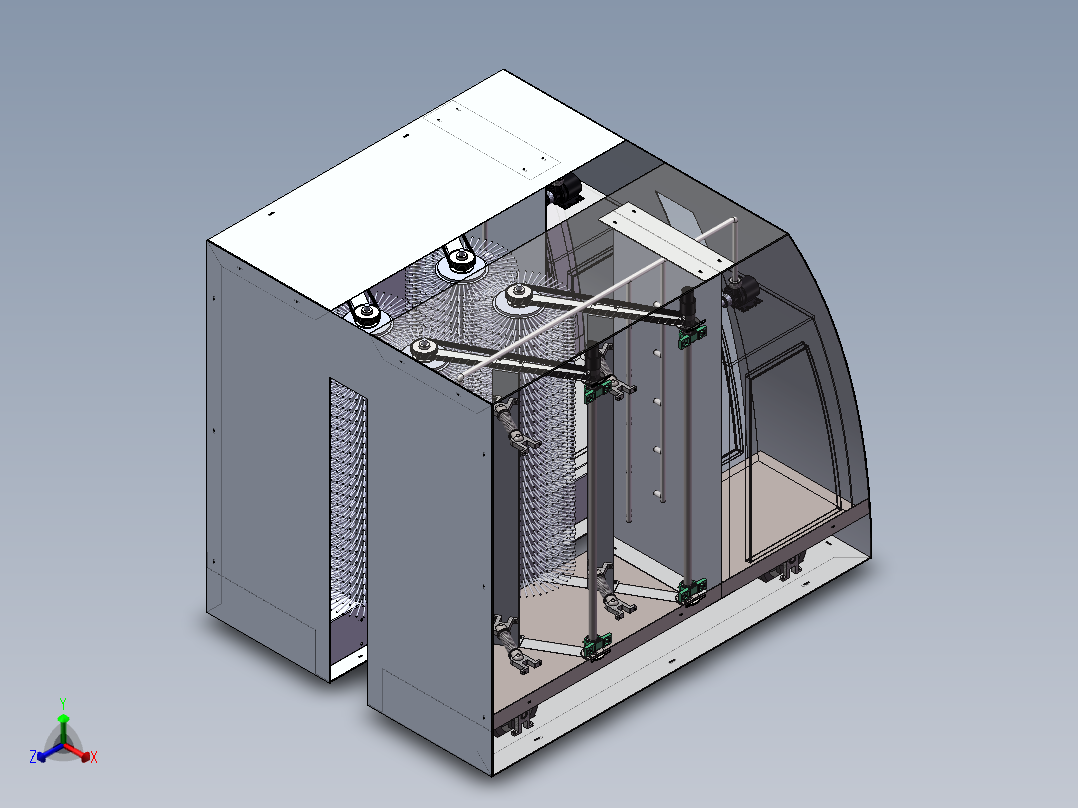 道路护栏清洗机SW三维模型1051522===200正等轴测图