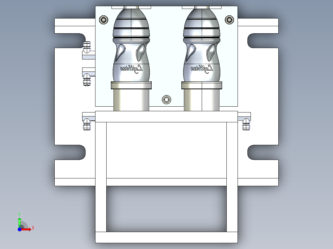 吹塑瓶330ml前视图