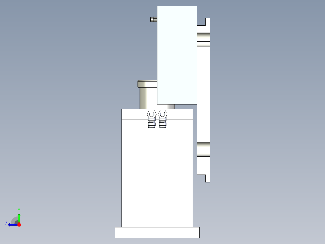 吹塑瓶330ml右视图