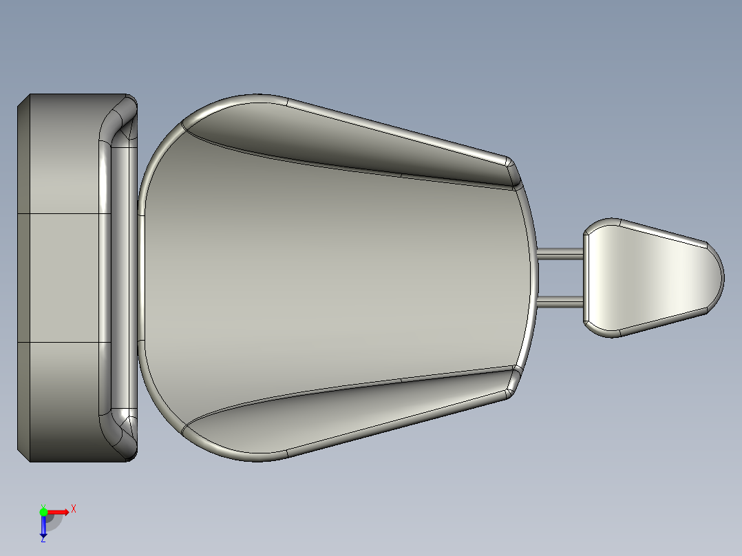 汽车座椅 (17)俯视图