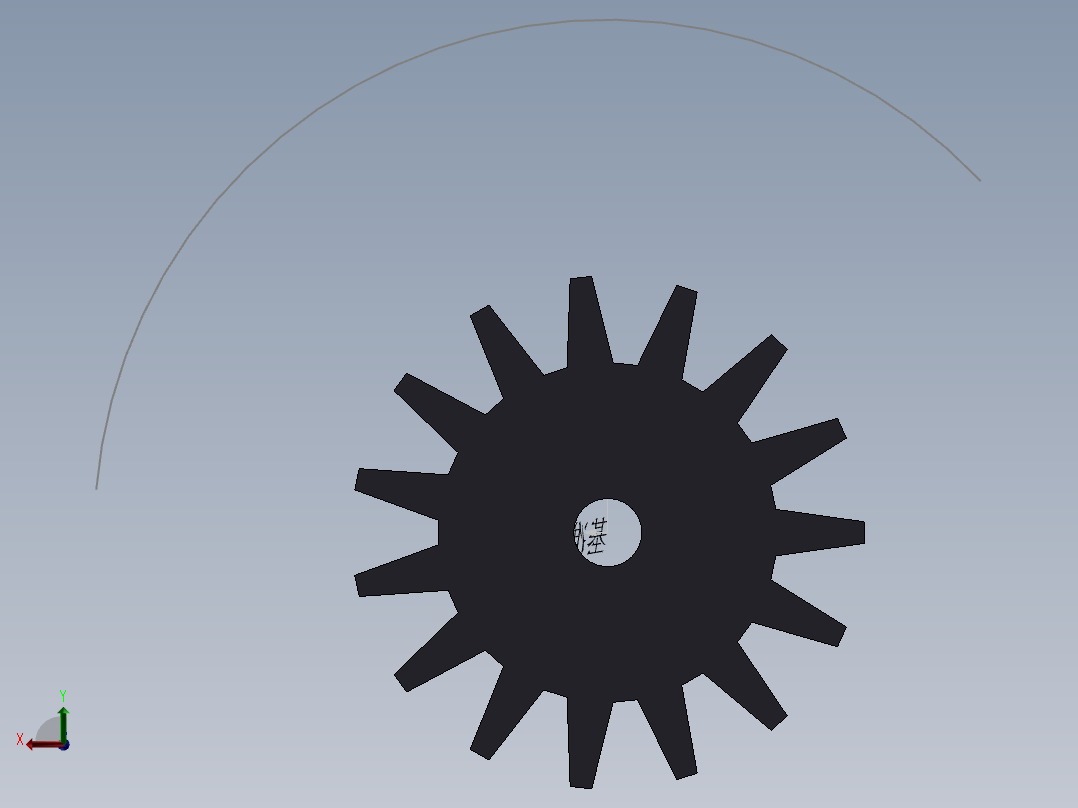 S48 小齿轮后视图