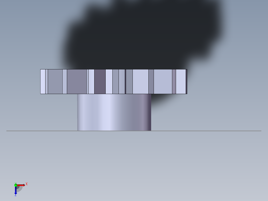 S48 小齿轮俯视图