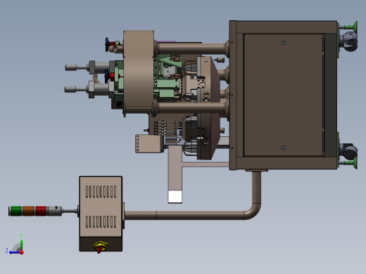 牙膏灌装封尾机右视缩略图