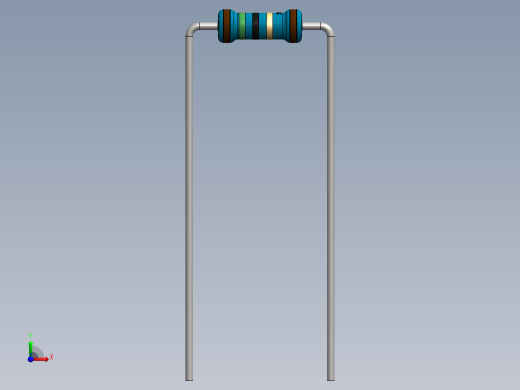 电容器 二极管 电阻器-Resistor 15 Ohm Blue前视缩略图