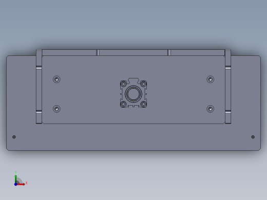 风扇盖成品整形治具前视缩略图