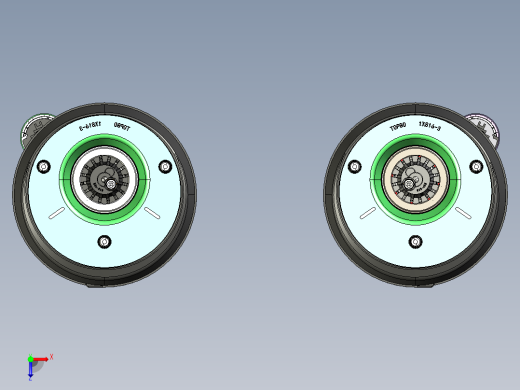 汽车空气减震器1563648俯视缩略图