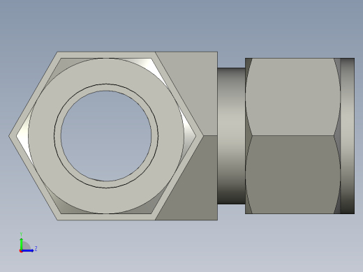 卡套式工业通用硬管接头16_mbu-s左视缩略图