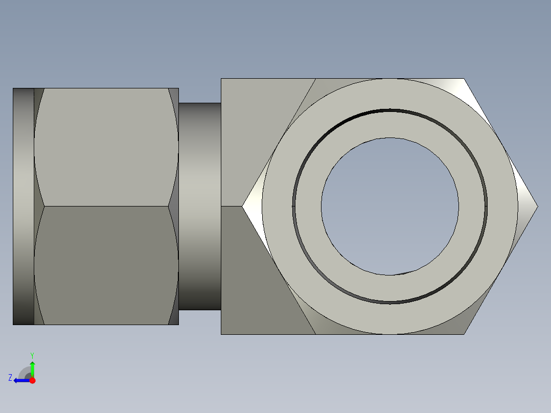 卡套式工业通用硬管接头16_mbu-s右视图