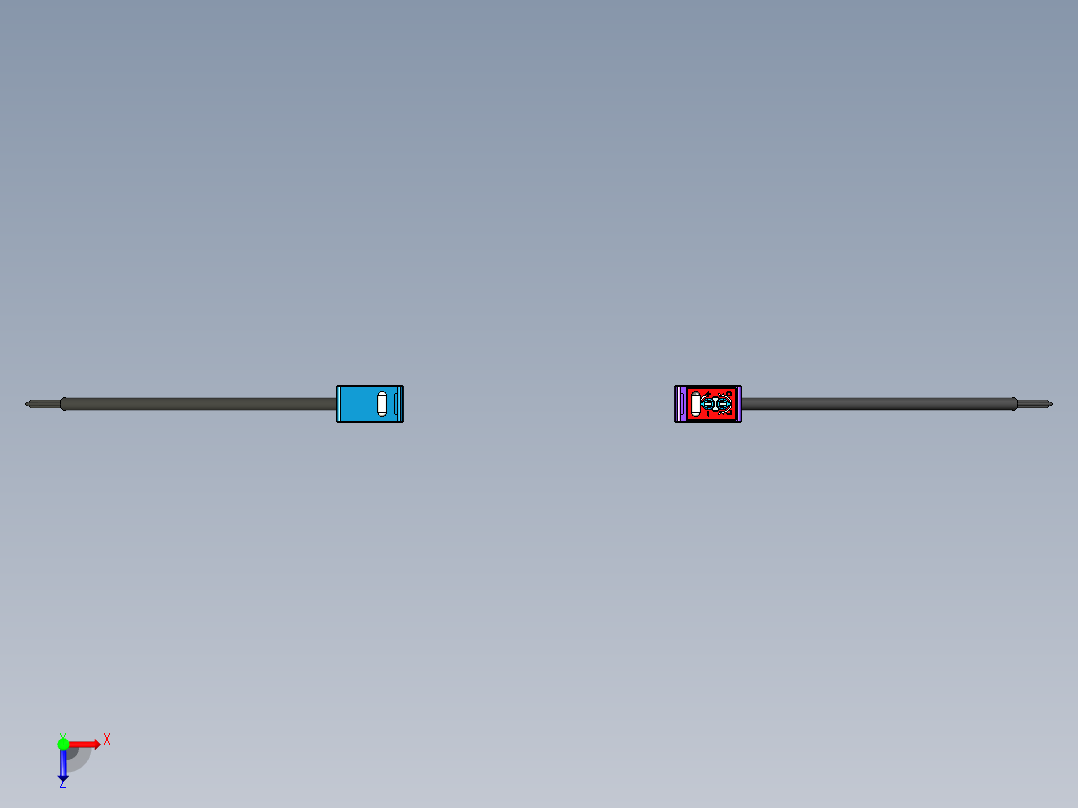 光电_激光传感器02）对射型_LS201_211_3D俯视图