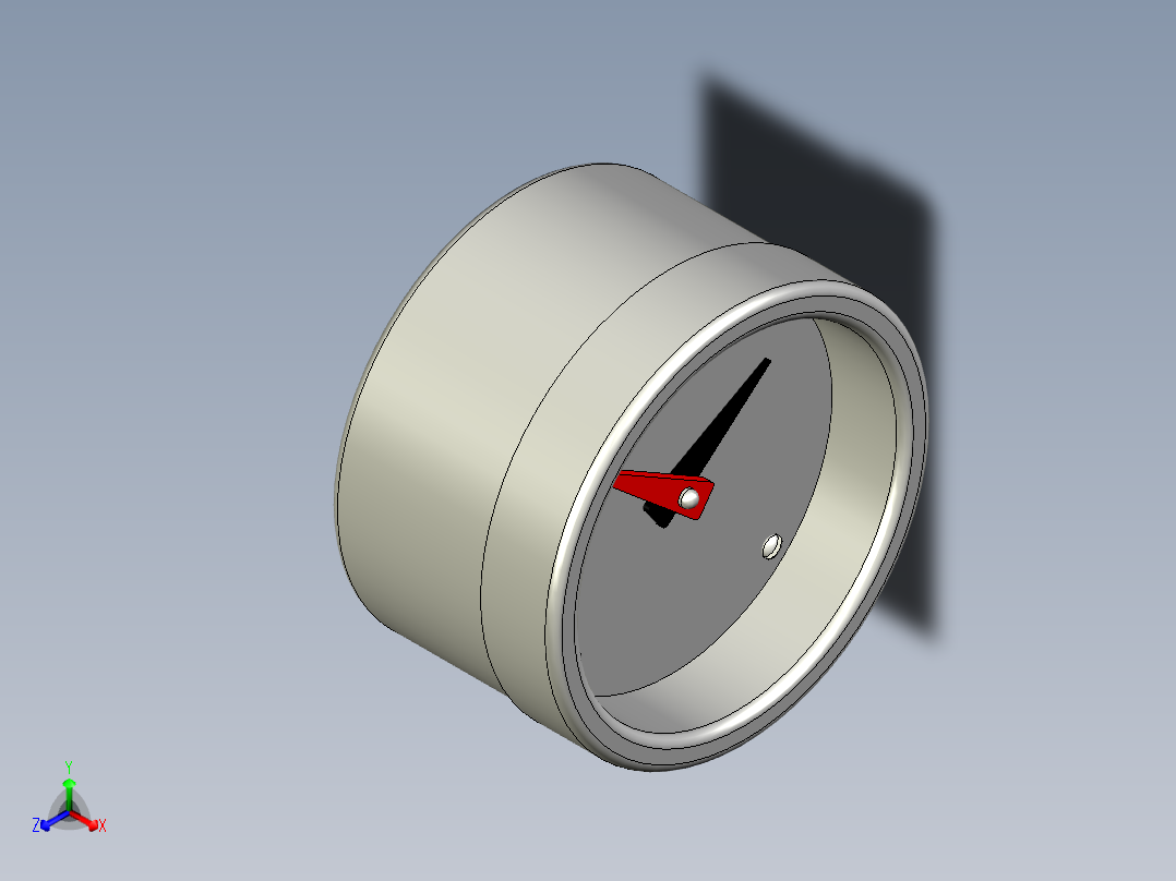 水平指示器PA01,PA02-3D多系列多零件图纸模型主视图