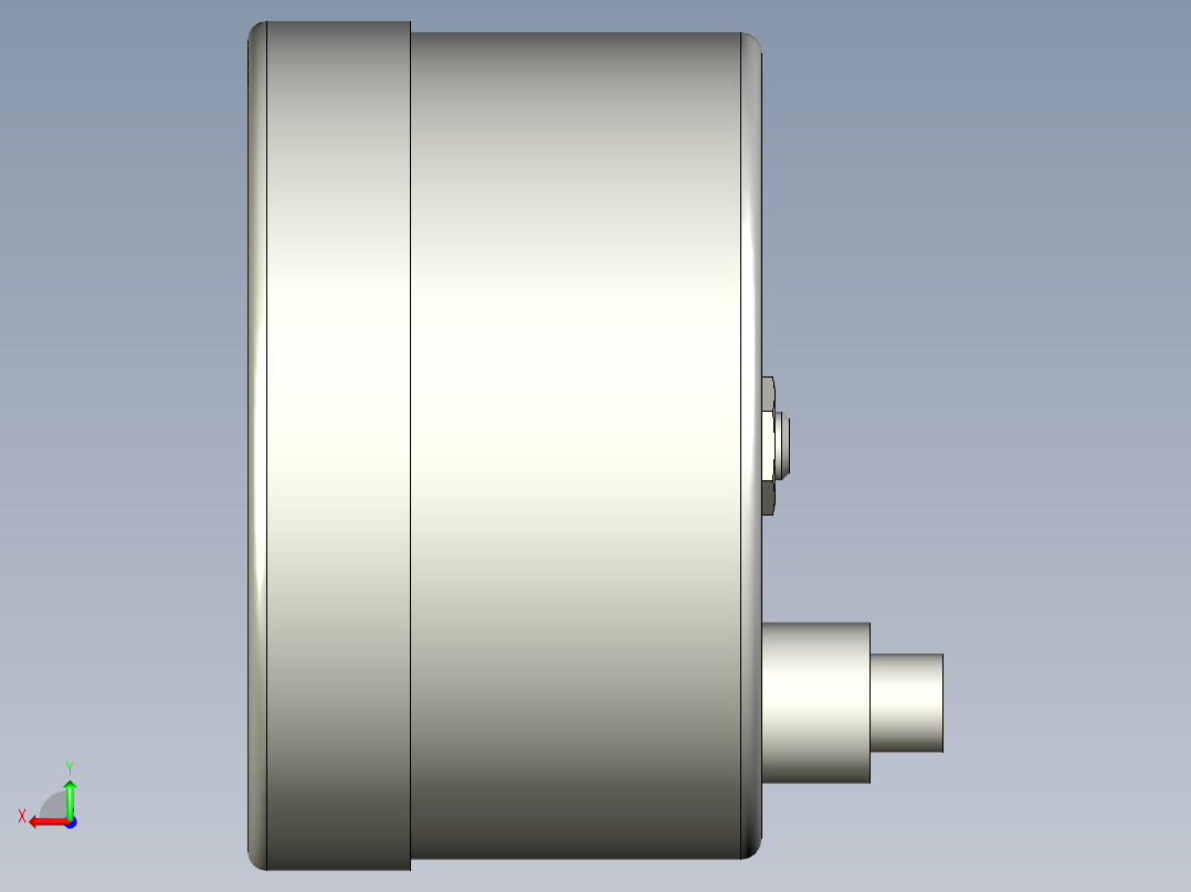 水平指示器PA01,PA02-3D多系列多零件图纸模型后视图