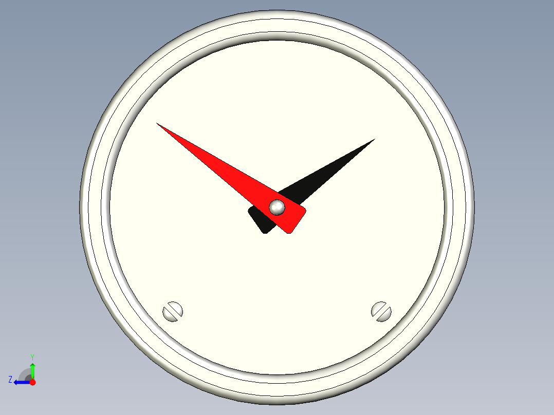 水平指示器PA01,PA02-3D多系列多零件图纸模型右视图