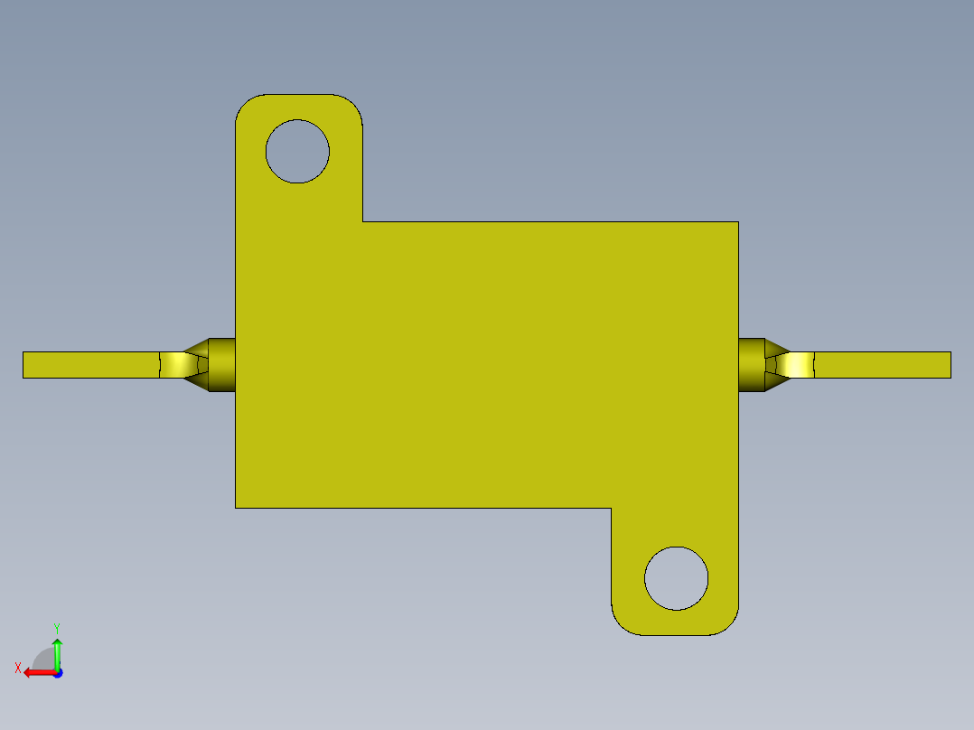 电阻器10瓦56欧姆后视图