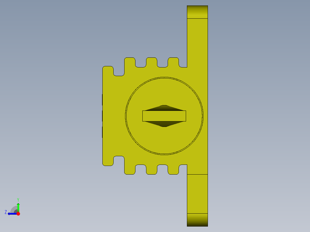 电阻器10瓦56欧姆右视图