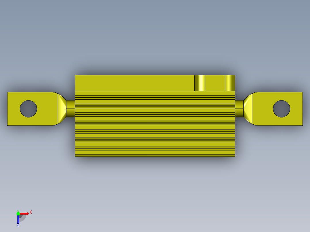 电阻器10瓦56欧姆俯视图