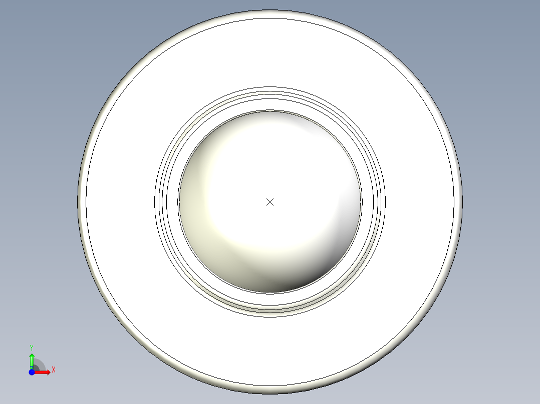 萬向滾珠05-3D多系列多零件图纸模型前视图