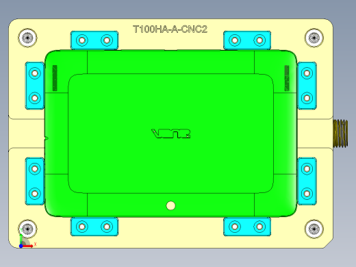 T100HA-A笔记本CNC工装夹具三维模型-CNC2-0423前视缩略图
