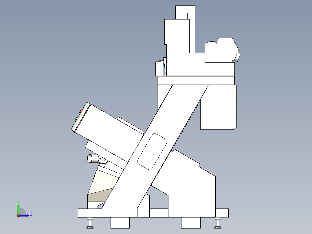 布勒 DR M 用于小麦分选的光学分选机step左视图