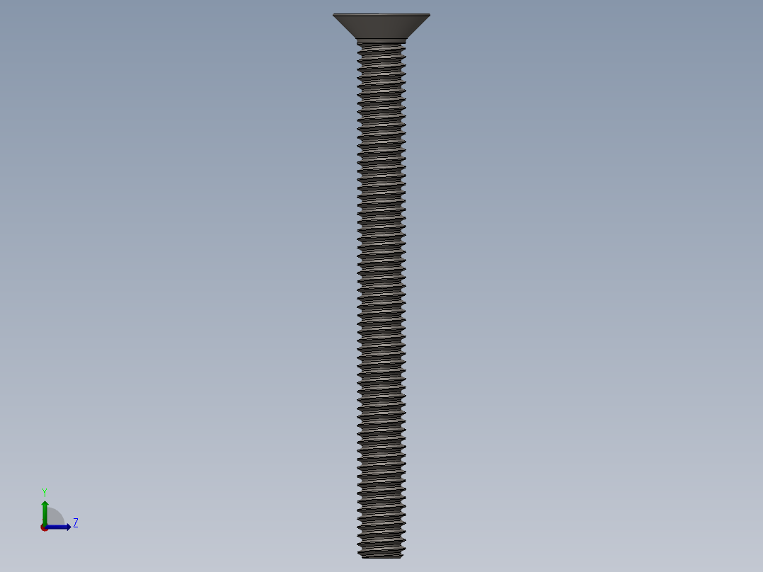 Screw_ISO_10642_M4x45_A2.SLDPRT左视图