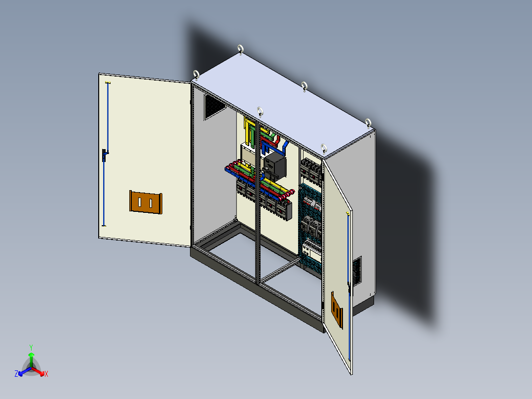 双电源CDQ1S刀开关plc控制柜